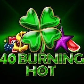 Slots logo of 40 Burning Hot from Amusnet Interactive at BroWinner Casino