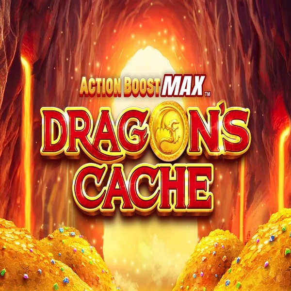 Action Boost Max Dragon's Cache logo by SpinPlay Games BroWinner Casino
