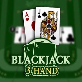 Blackjack 3H (Habanero) online game logo by Habanero on broswinner.com