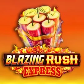 Blazing Rush Express online game logo by AreaVegas on broswinner.com