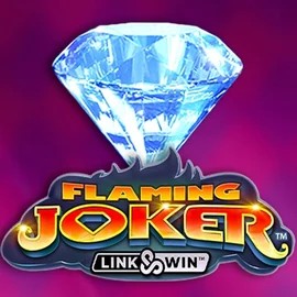 Flaming Joker Link and Win by Barstruck, showcased at broswinner.com – game logo