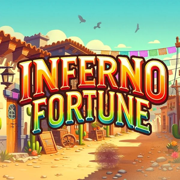 Inferno Fortune slot logo by Atomic Slot Lab at BroWinner Casino
