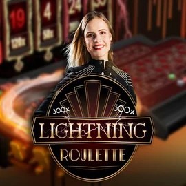 Lightning Roulette logo by Evolution at BroWinner Casino