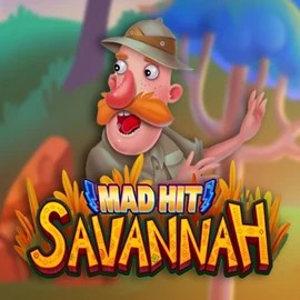 Mad Hit Savannah slot visual from RubyPlay available on broswinner.com