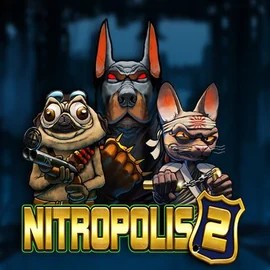 Nitropolis 2 slot visual from ELK Studios available on broswinner.com