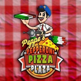 Peppe’s Pepperoni Pizza Plaza slot visual from Pragmatic Play available on broswinner.com