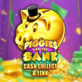 Official Slots logo: Piggies And The Bank Cash Collect & Link by Origins at BroWinner Casino