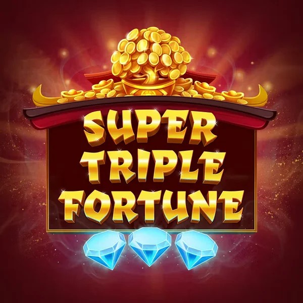 Super Triple Fortune slot logo by Greentube at BroWinner Casino