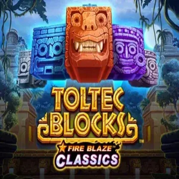 Fire Blaze: Toltec Blocks logo by Rarestone Gaming BroWinner Casino