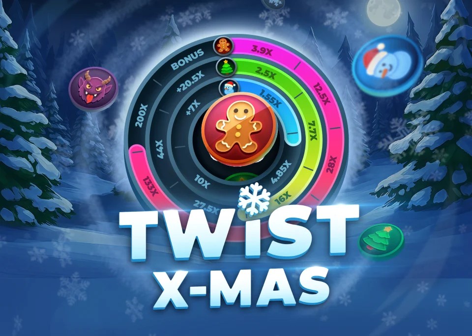 Twist X-mas logo by InOut BroWinner Casino
